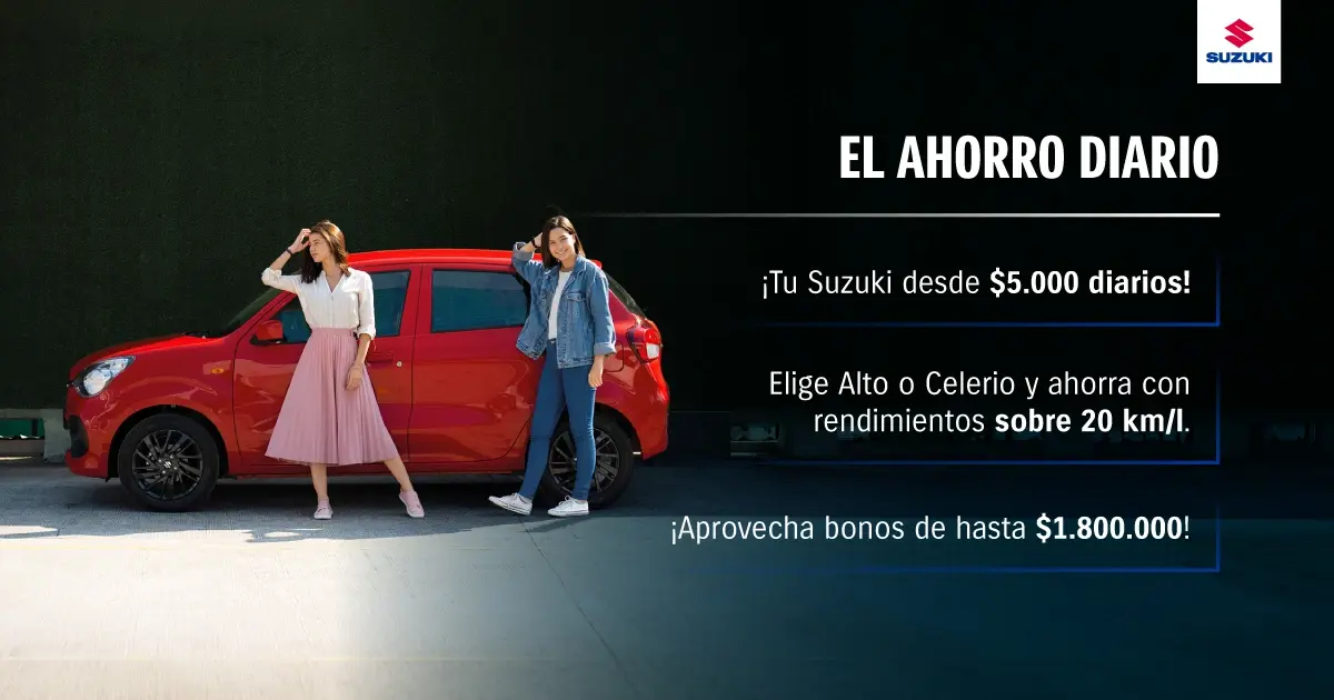 Suzuki city car​: ahorro diario