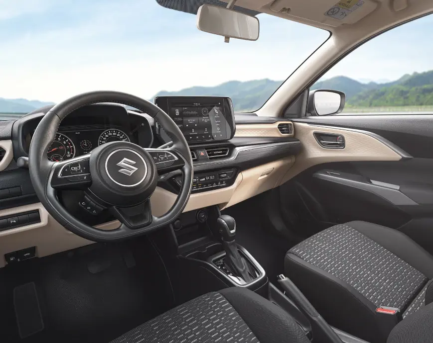 Diseño Interior New Dzire Hybrid